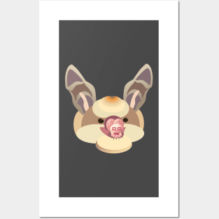 Shapely Pallid Bat Vector Posters and Art